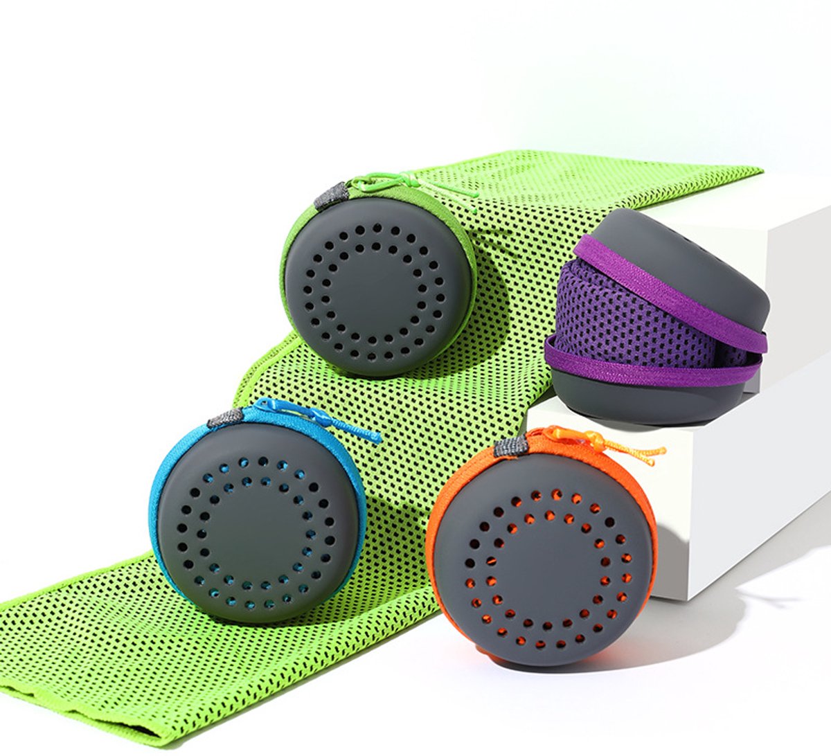 Cooling Towel for Summer & Sports - Quick-Drying & Cooling - Quick-Drying Towels - Cooling Towels for Running - With Storage Box - 30x80 cm (Adult Size) Purple