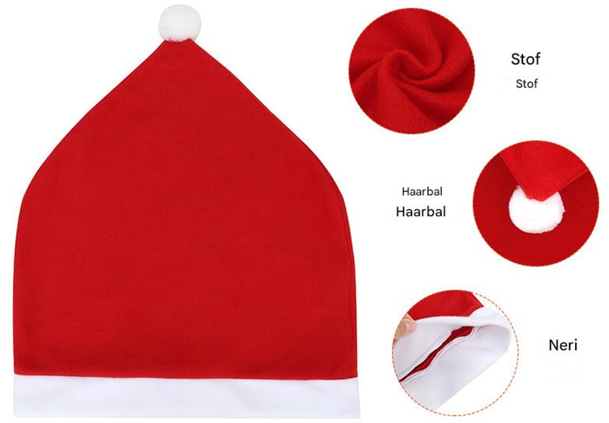 Chair Covers - Set of 6 - Christmas Chair Covers - Red Chair Covers - Christmas Chair Covers - Christmas Decorations