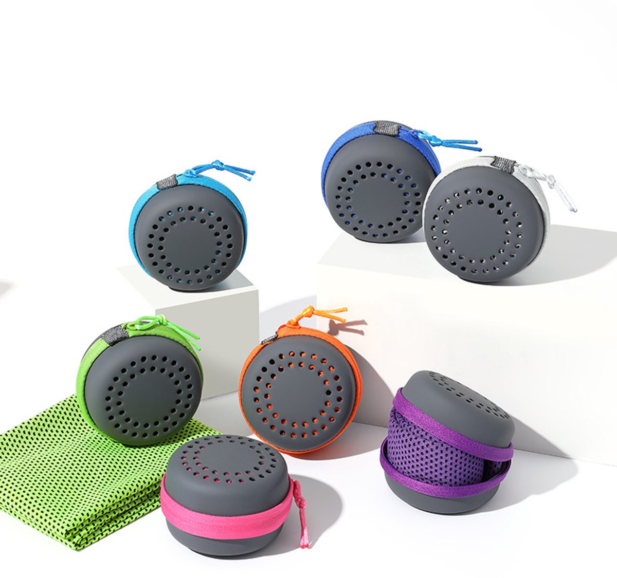 Cooling Towel for Summer & Sports - Quick-Drying & Cooling - Quick-Drying Towels - Cooling Towels for Running - With Storage Box - 30x80 cm (Adult Size) Pink