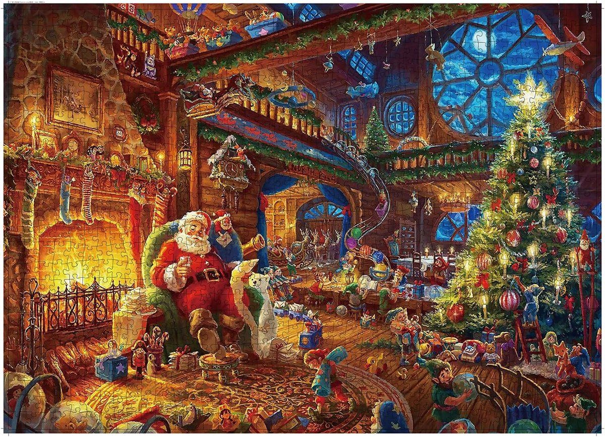 24 Pieces Advent Calendar Puzzle 2026, 24 Days of Christmas Countdown Calendar Puzzle, Christmas Puzzle 70x50 cm