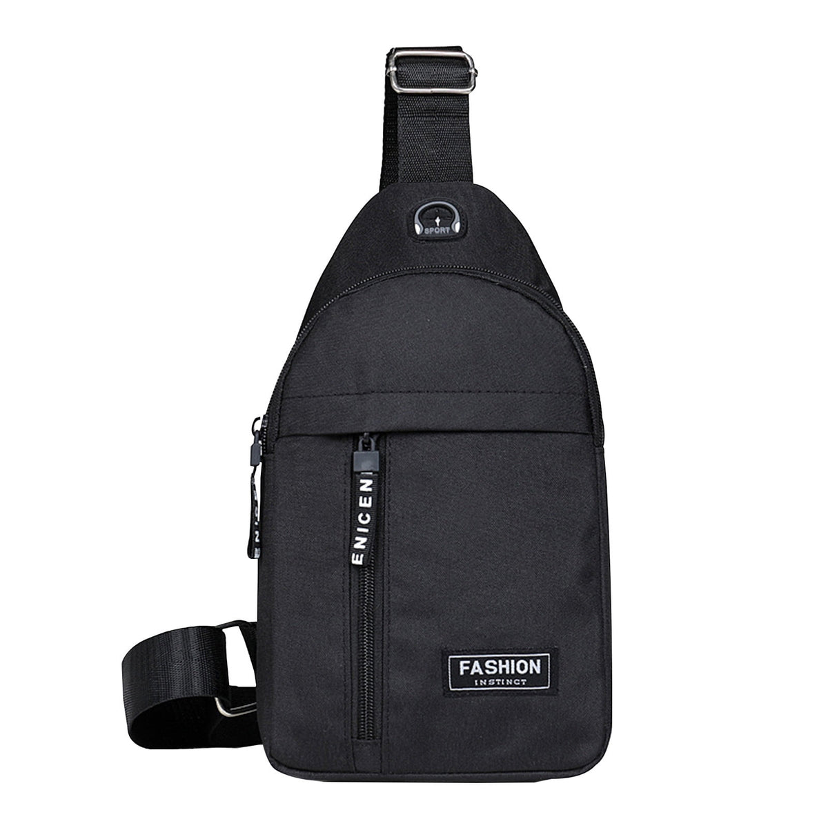 Sling Bag for Women, Crossbody Sling Backpack Small Sling Bag Multipurpose Crossbody Shoulder Bag Travel Hiking Backpack, Sling Bag for Men #2-Black