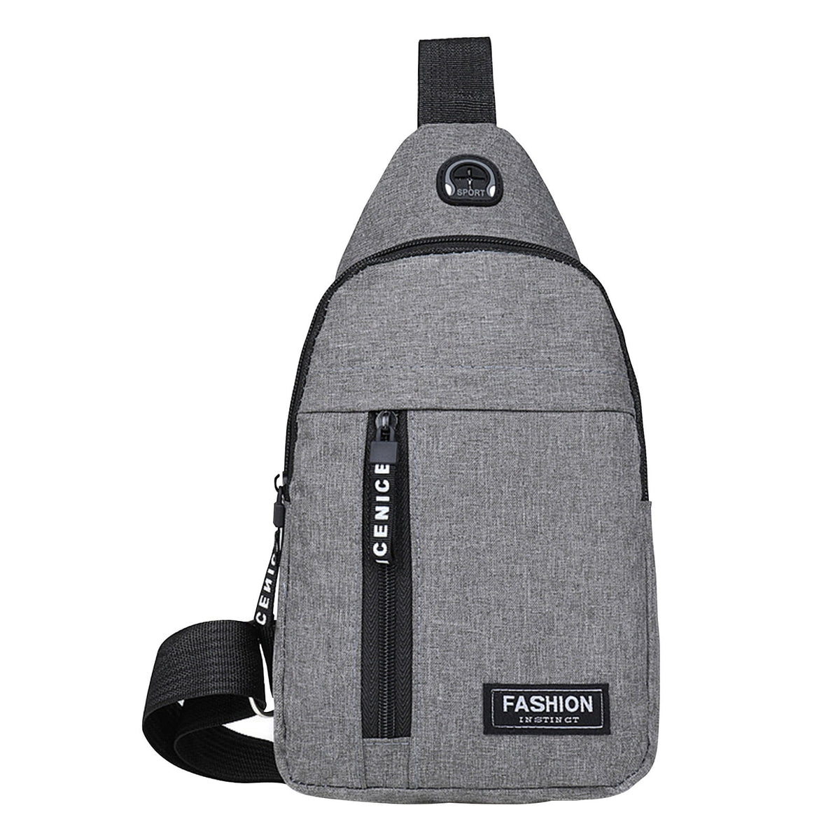 Sling Bag for Women, Crossbody Sling Backpack Small Sling Bag Multipurpose Crossbody Shoulder Bag Travel Hiking Backpack, Sling Bag for Men #2-Gray