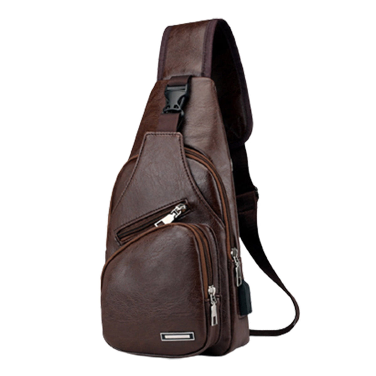 Sling Bag for Women, Crossbody Sling Backpack Small Sling Bag Multipurpose Crossbody Shoulder Bag Travel Hiking Backpack, Sling Bag for Men #3-Brown