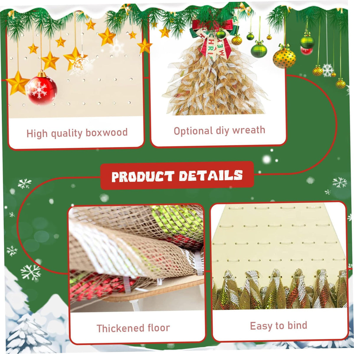 Christmas Decor: Wreath, 3Pcs Wreath Boards Wood Triangular Wreath Frame with Holes Decorative Diy Crafts! Crazy Price Cuts! 3Pcs Wooden Board A