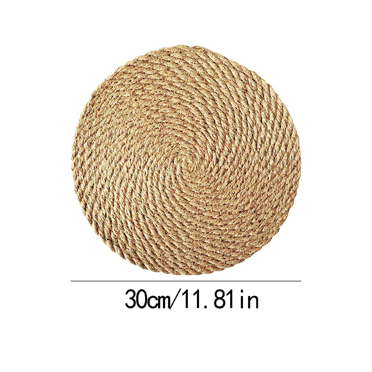 Heat‑Resistant Linen Table Trivet Mat, Insulation Pad for Hot Pots Pans Dishes, Protective Kitchen Countertop Placemat