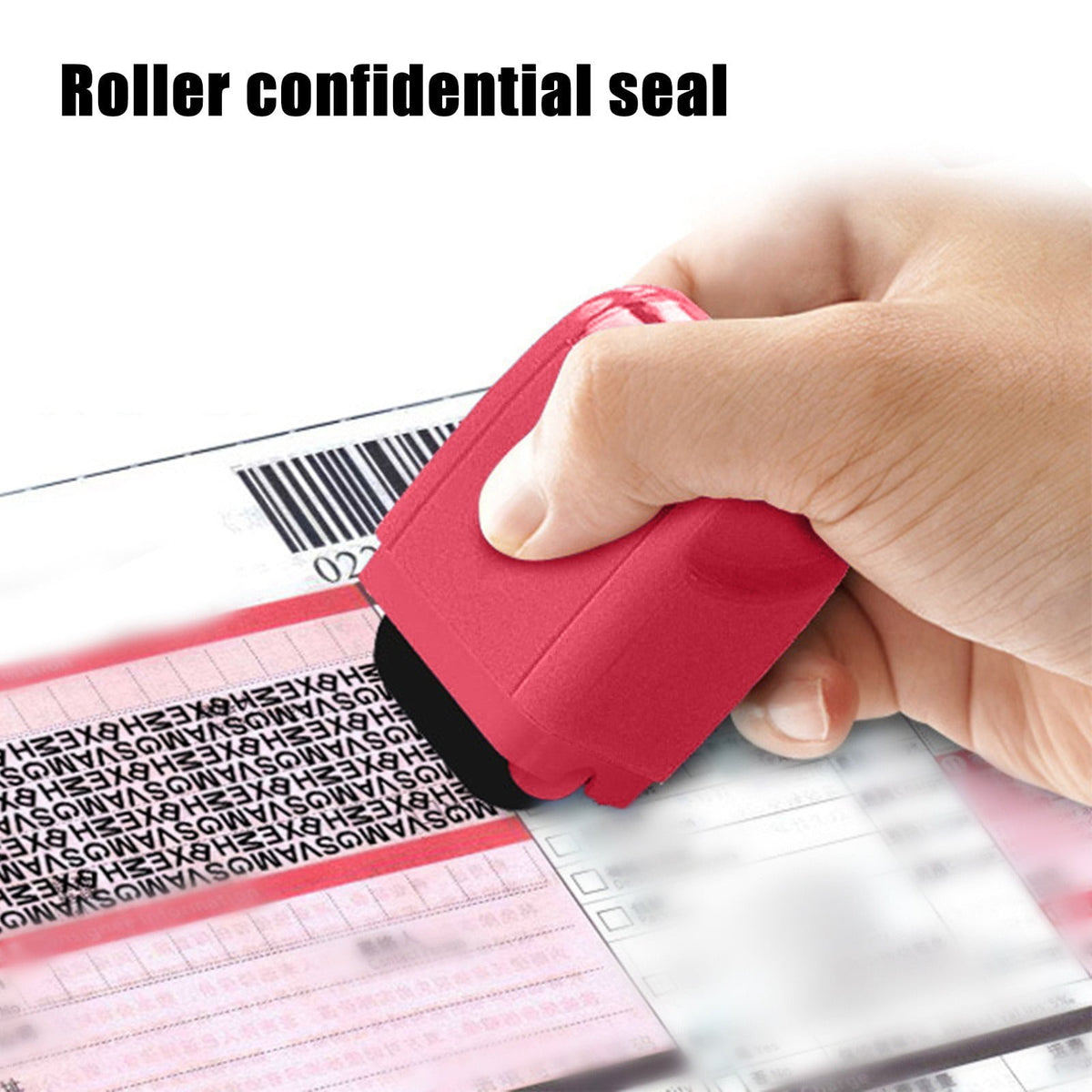 Roller Confidentiality Seal Rose Red 1Pc Confidentiality Seal Roller Stamp Identity Privacy Id Confidential Guard Data Preservation Roller Confidentiality Seal 3Ml One Size Rose Red