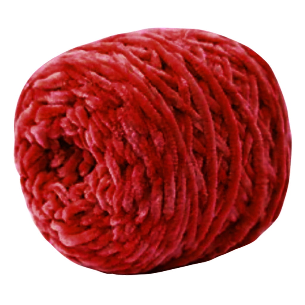 Diy Crochet Scarf Yarn 09 Light Dark Green, Soft Gold Velvet Knitting Yarn Diy Shawl Scarf Crochet Thread Woollenyarn 02 Rust Red
