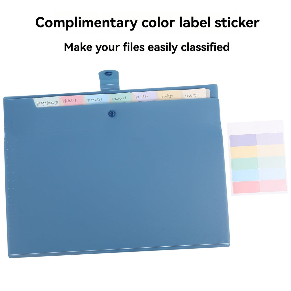 8/12 Pockets Expanding File Organizer, Accordion File Folder with Labels for Documents, Bills, Receipts, Letter Size