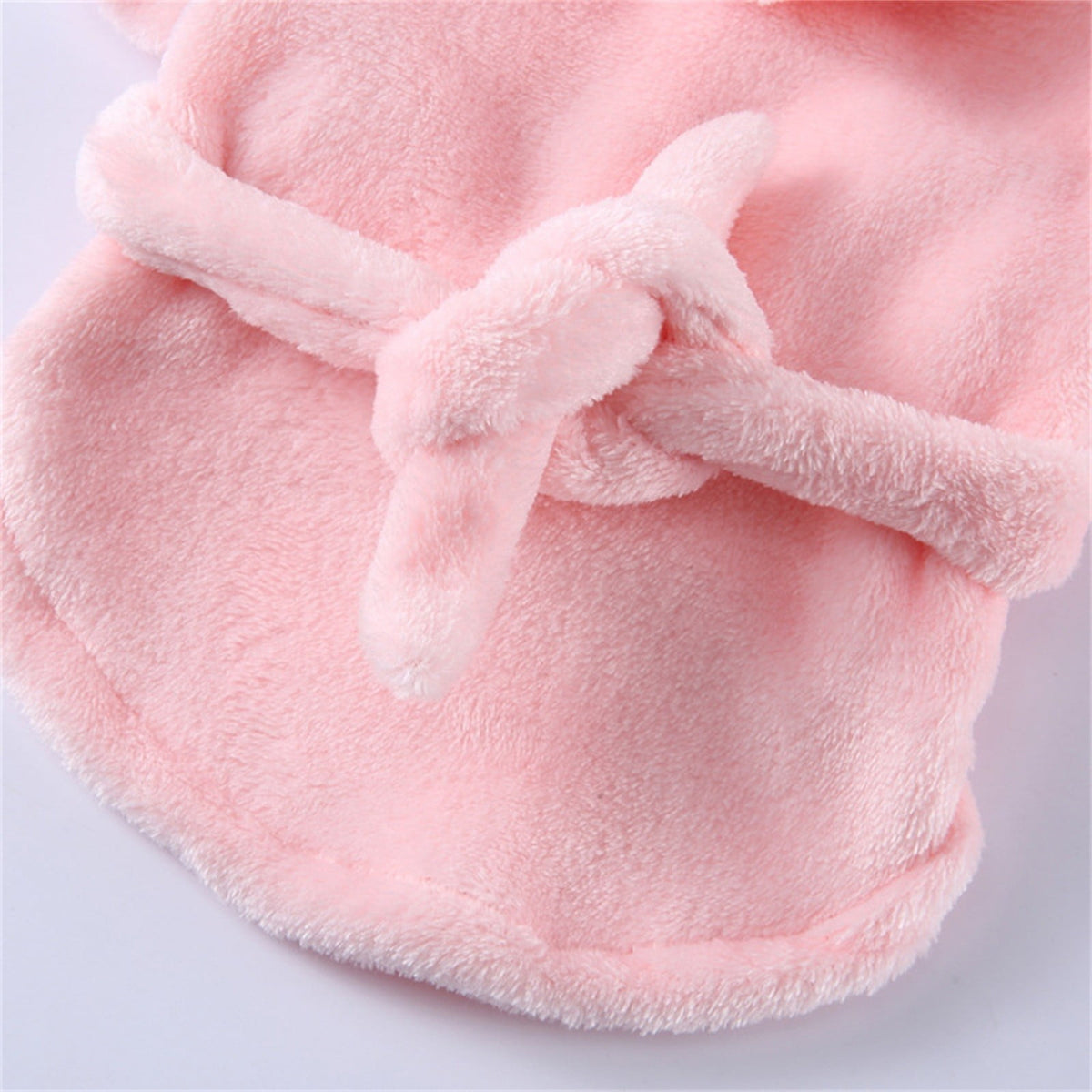 Dog Cat Bathrobe Pet Pajamas Hooded Bath Towel Robe Soft Sleepwear Nightgown for Dogs and Cats, XL White