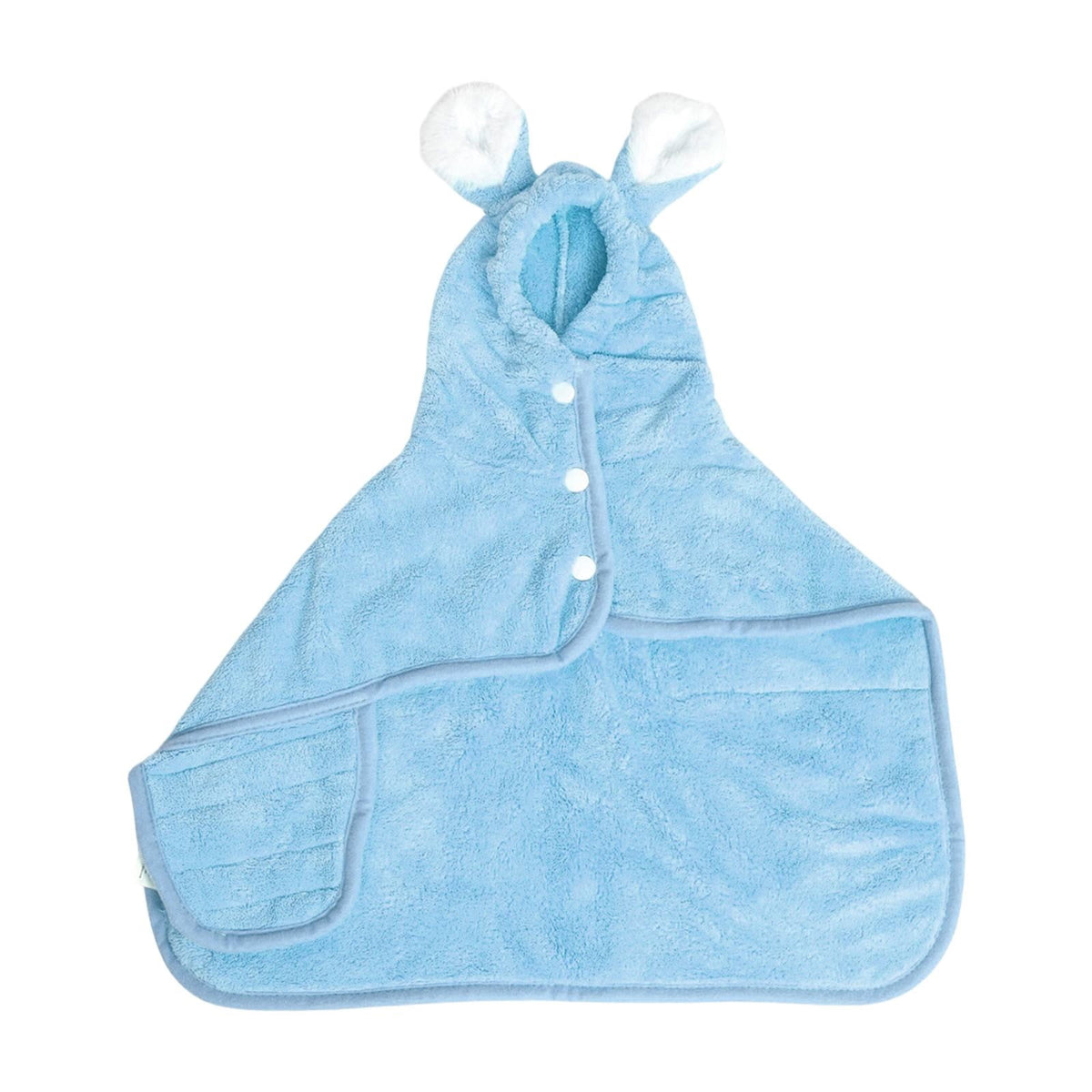 2026 New Puppy Bathrobe with Hood, Dog Bathrobe Absorbent Towel for Small Dogs Fast Drying Dog Robe Coat with Hood Puppy Towel Wrap Pet Grooming After Shower (Blue, Xs) L Blue