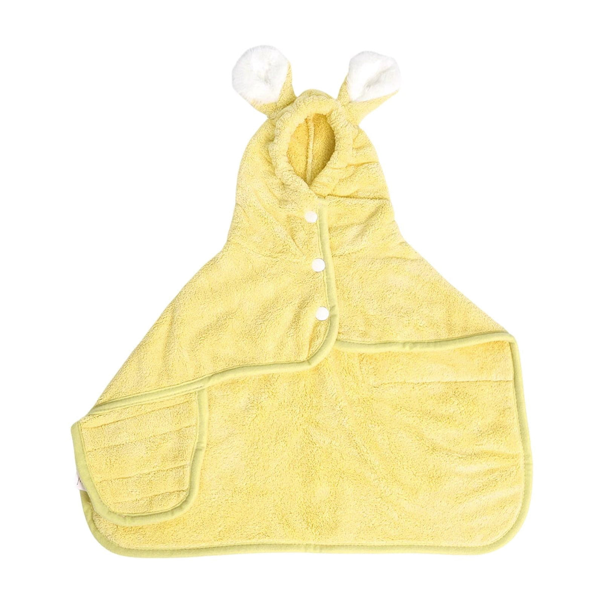 2026 New Puppy Bathrobe with Hood, Dog Bathrobe Absorbent Towel for Small Dogs Fast Drying Dog Robe Coat with Hood Puppy Towel Wrap Pet Grooming After Shower (Blue, Xs) XL Yellow