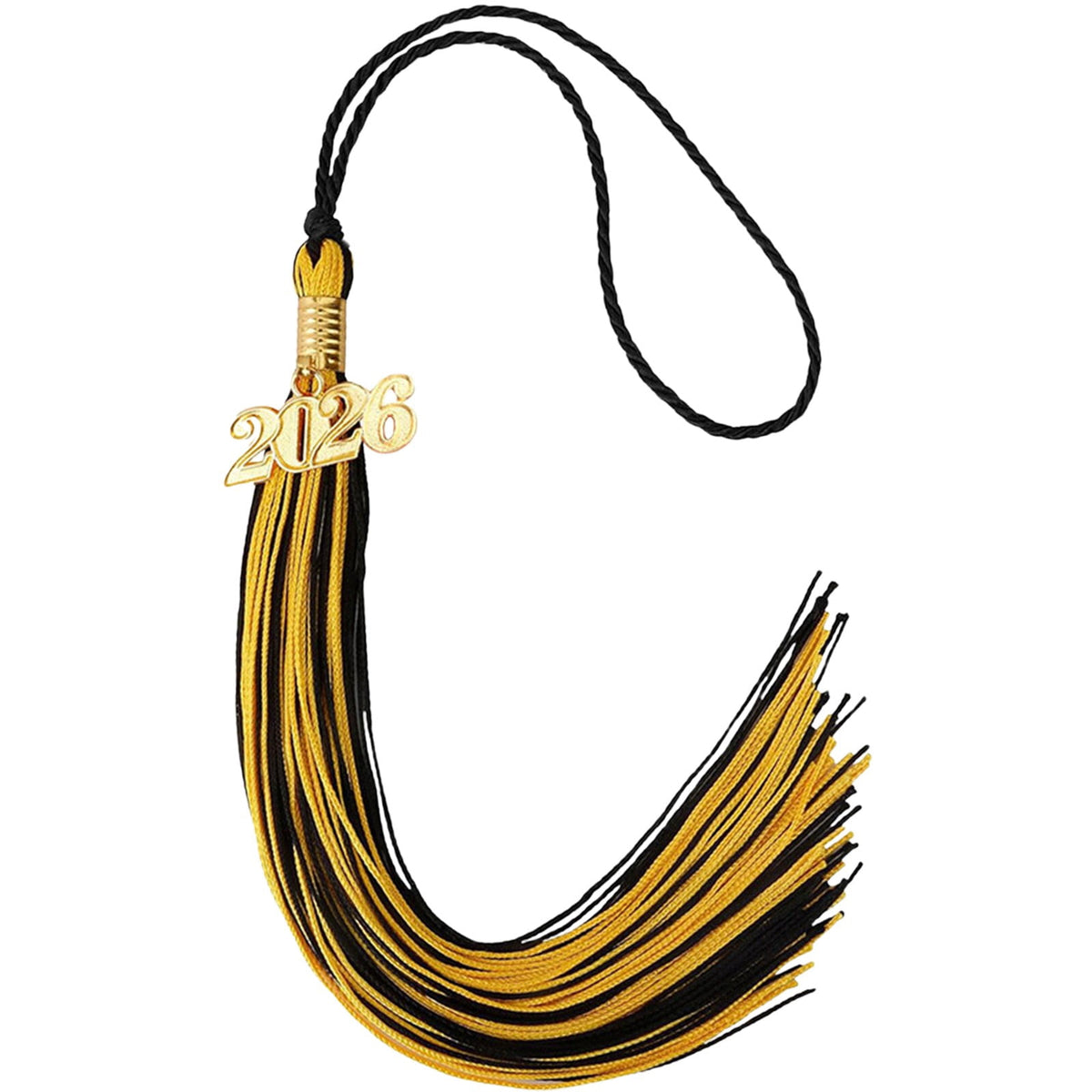 2026 Tassel Graduation, White Graduation Tassel, Tassel Charms for Graduations Cap Decorations, Tassels Memorial Grad Cords Class of 2026 High School Graduate Hat Ceremonies Accessories 2pcs 2026 Graduation Season Hat Tassel Pendant Blackish-red