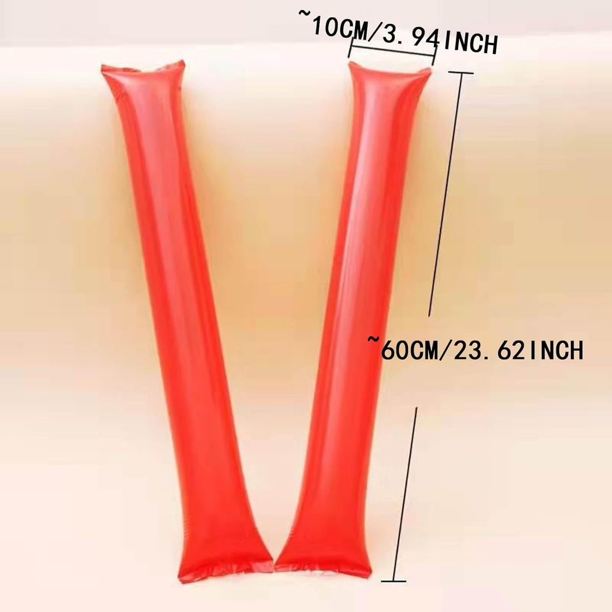 Event and Party ! Inflatable Cheer Stick Concert Competition Party Bar Cheer Percussion Support Cheerleading Stick  Sale Orange