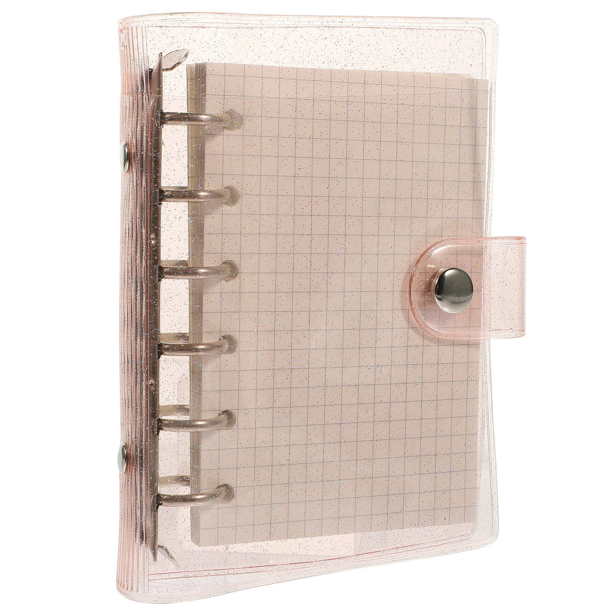 Worgeous Pink Small Notepad with PVC Material for Office Use Lightweight Compact Size 4.5 x 3 Inches