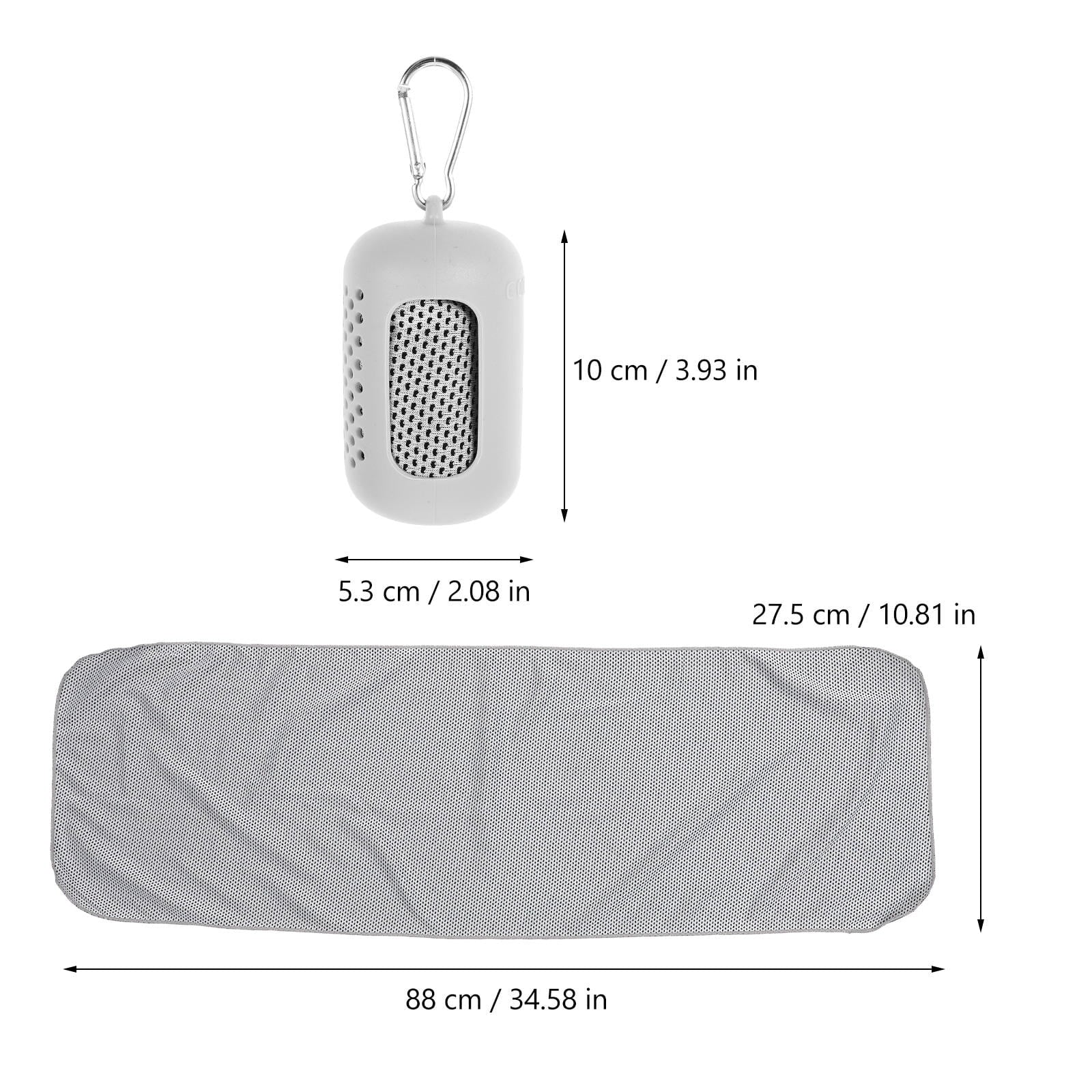 SWETRACE Sweat-Absorbing Yoga Towels Quick Cooling Towel for Summer 2Set