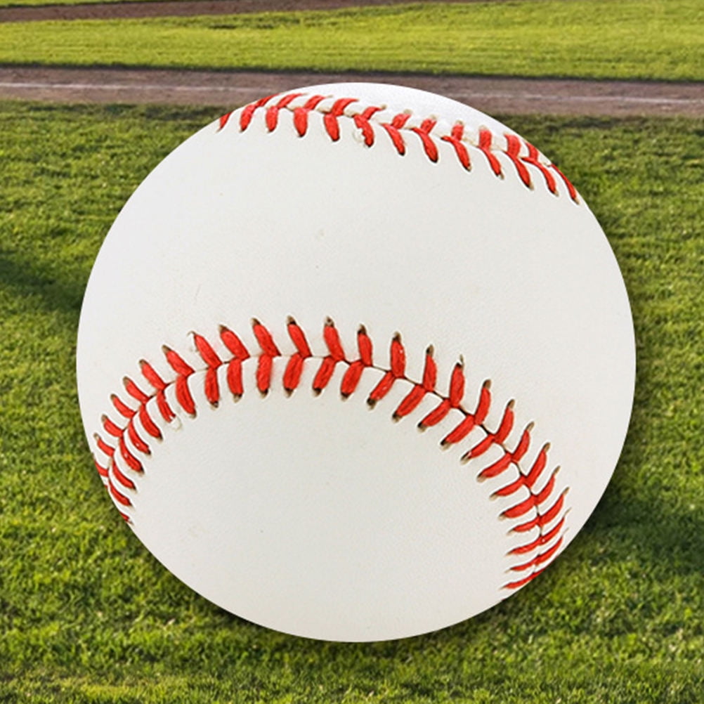 Exercise Baseball Training Balls Rubber 5 Pcs Indoor and Outdoor Practice