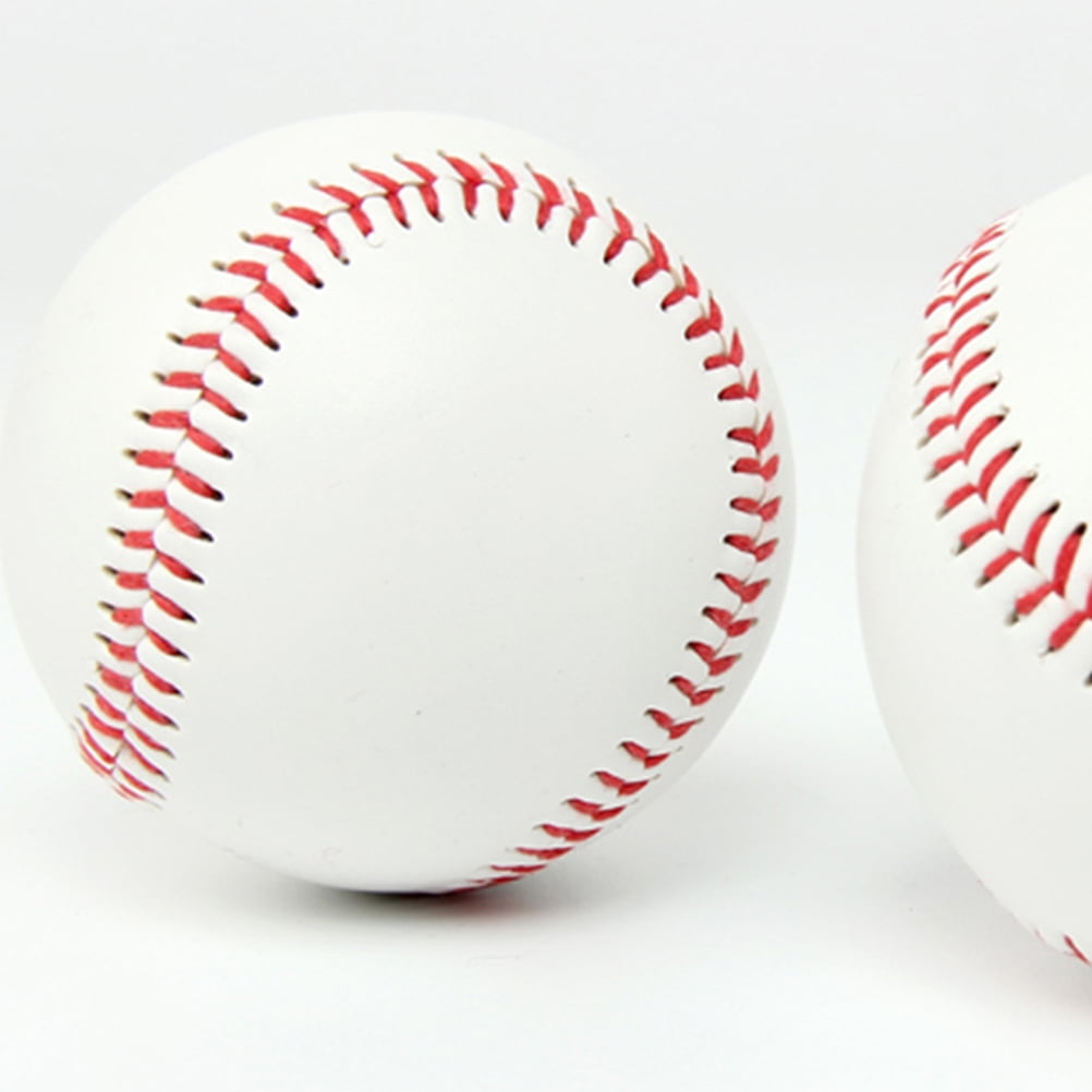Exercise Baseball Training Balls Rubber 5 Pcs Indoor and Outdoor Practice