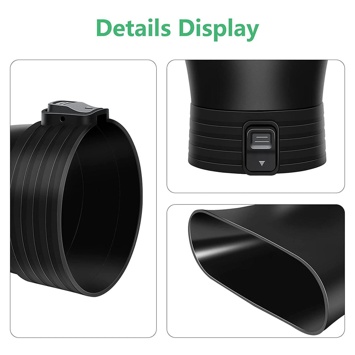 Flat Nozzle Attachment for Leaf Blower, Blower Extension Replacement Part for Floor Sweeper