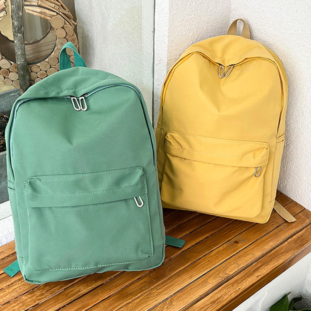 1 Piece Travel Backpack with Detachable Bear Charm, Laptop Book Bag for School, Work and Daily Travel, Black 2, 21.8 x 27.9 cm