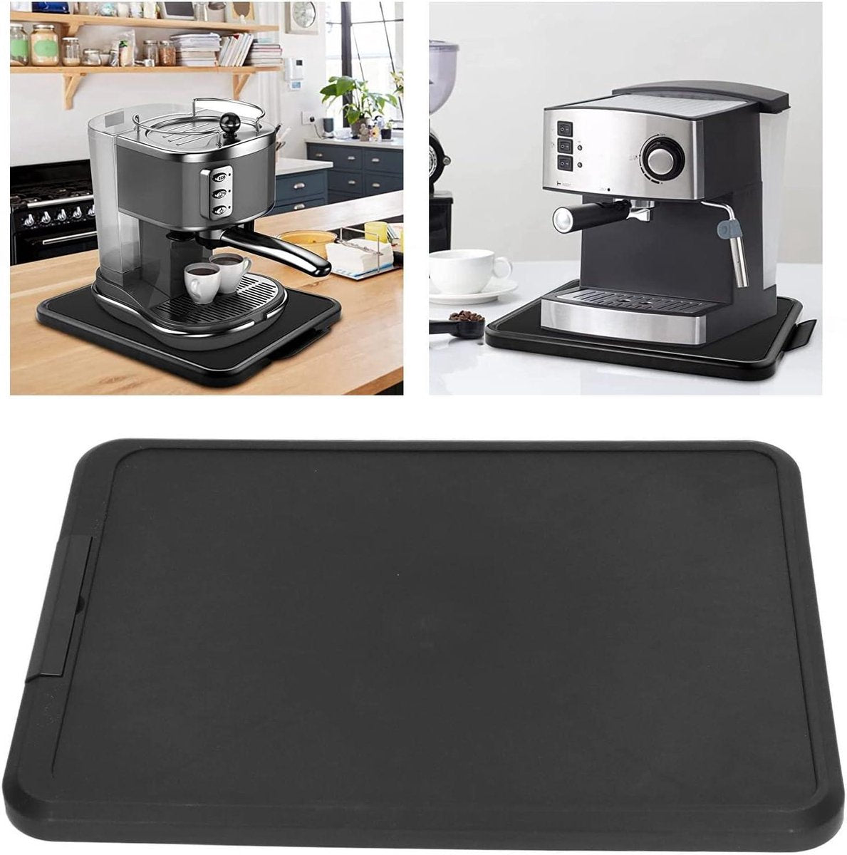 Kitchen Appliance Sliding Tray - Rolling Tray - Handy - Black - Storage Accessories - Suitable for various models - Kitchen Appliance Storage System