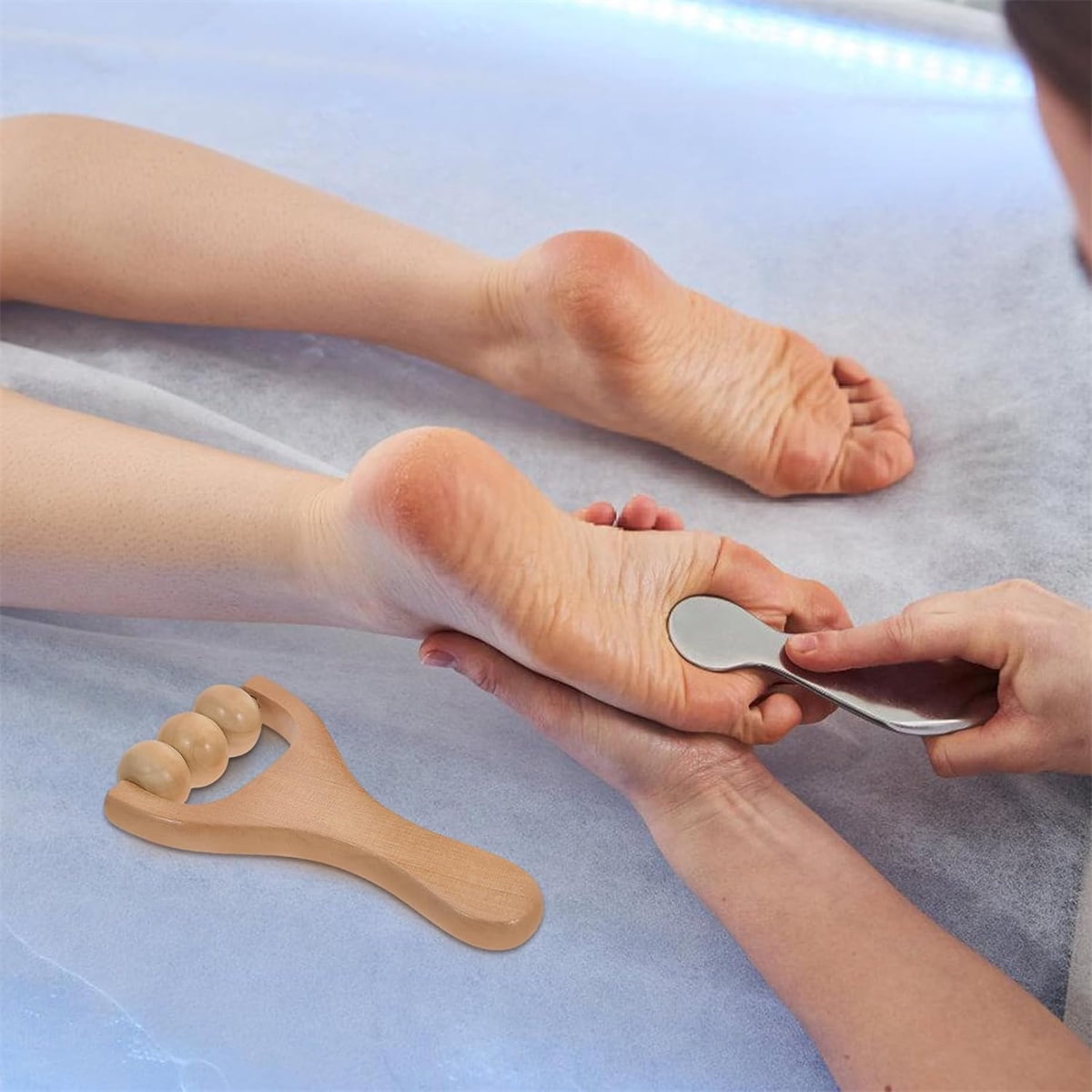 Wooden Massage Roller,4 Pcs Portable Hand Roller Massagers,Wood Therapy Massages Roller Stick,Muscle Back Neck Shoulder Legs Massages Rollers for Gym Studio Office Home
