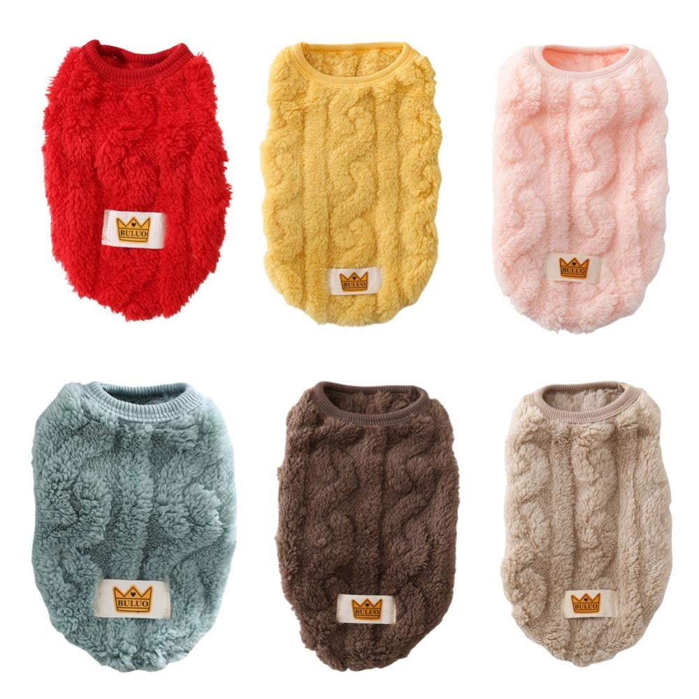 Cat Sweaters Kitty Sweater for Cats Knitwear,Small Dogs Kitten Clothes Male and Female,High Stretch,Soft,Warm Dog Clothes for Small Dog and Cat Winter L Brown