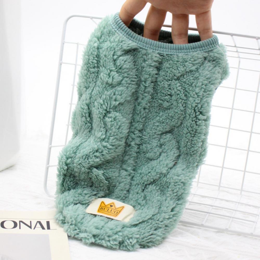 Cat Sweaters Kitty Sweater for Cats Knitwear,Small Dogs Kitten Clothes Male and Female,High Stretch,Soft,Warm Dog Clothes for Small Dog and Cat Winter L Green