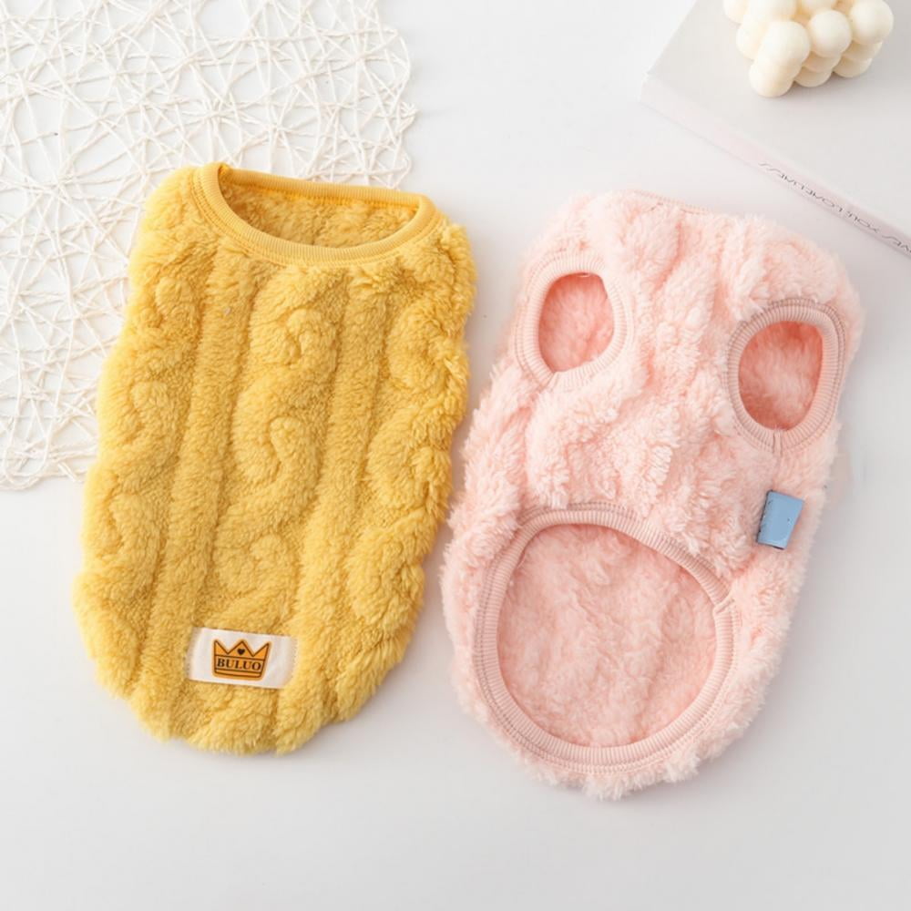 Cat Sweaters Kitty Sweater for Cats Knitwear,Small Dogs Kitten Clothes Male and Female,High Stretch,Soft,Warm Dog Clothes for Small Dog and Cat Winter S Pink