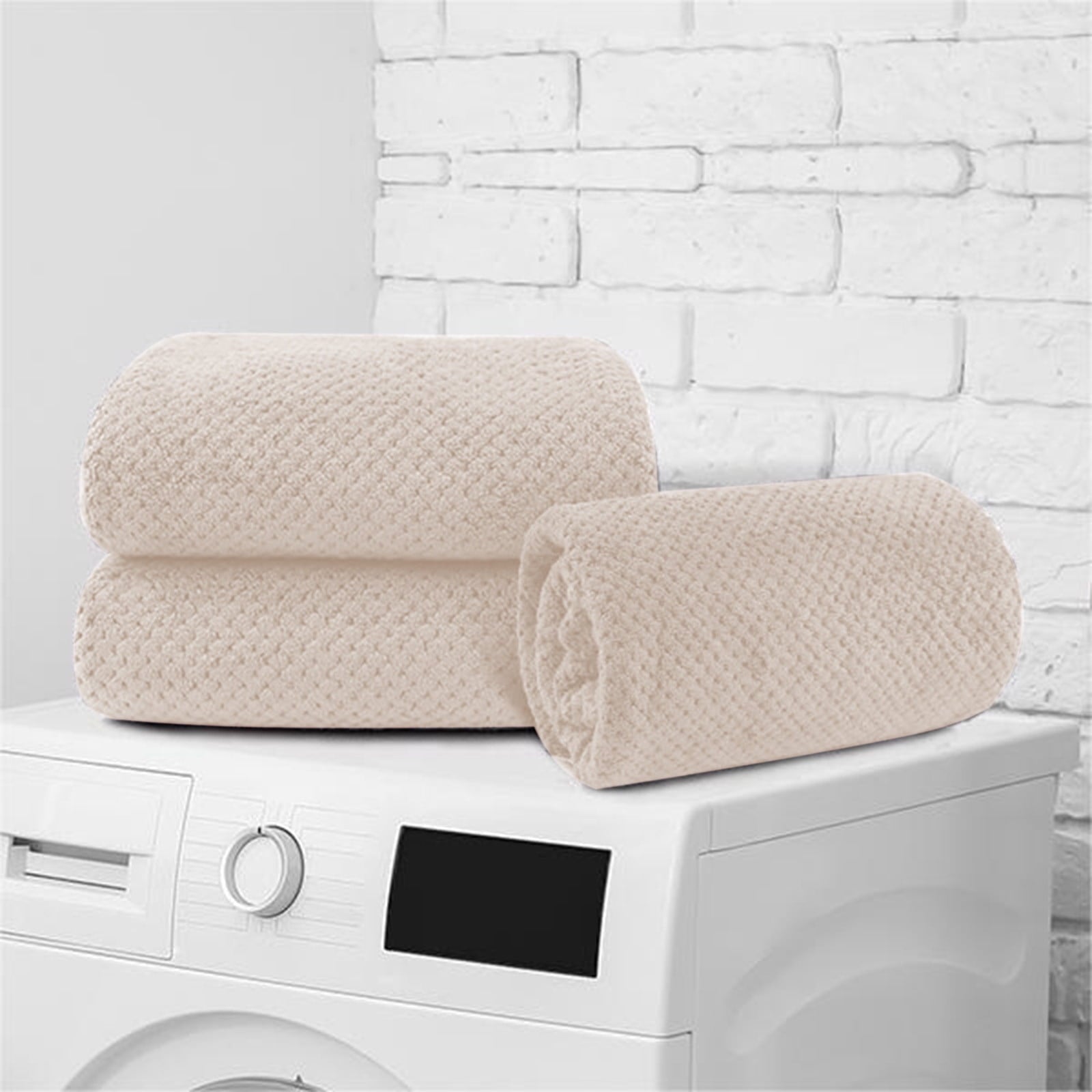 Chmadoxn Bath Towel, Oversize Bath Towel, 55×28 Inch Large Microfiber Bath Towels, Soft, Absorbent, and Quick Dry Towels for Bathroom, Pool, Beach, Swim, and Yoga, Large Bathroom Towels for Daily Use 55×28 in Khaki
