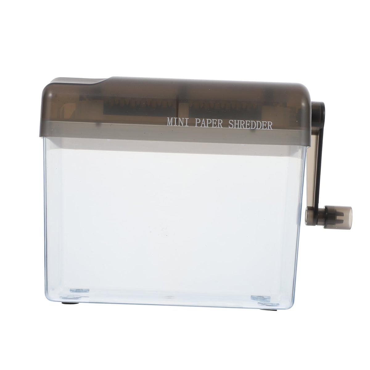 1 Piece Manual Paper Shredder, Mini Hand Crank Desktop Document Cutter for Home Office, Blue