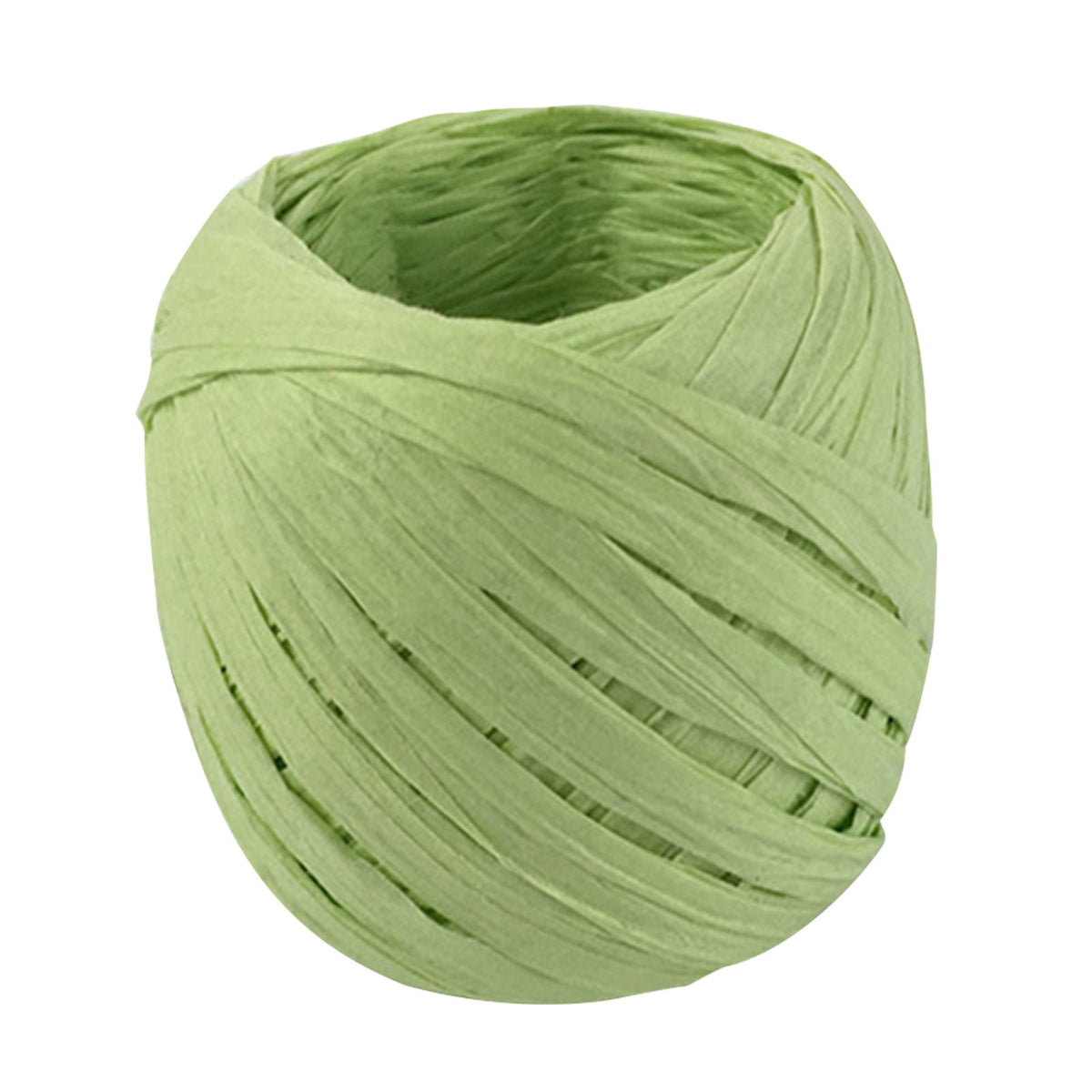 Raffia Ribbon, 787 inches Raffia Ribbon for Gift Wrapping, Raffia Yarn for Crocheting, Raffia Paper Ribbons for Craft, Packing Paper Twine Ribbon 1/5 Inch Width Green