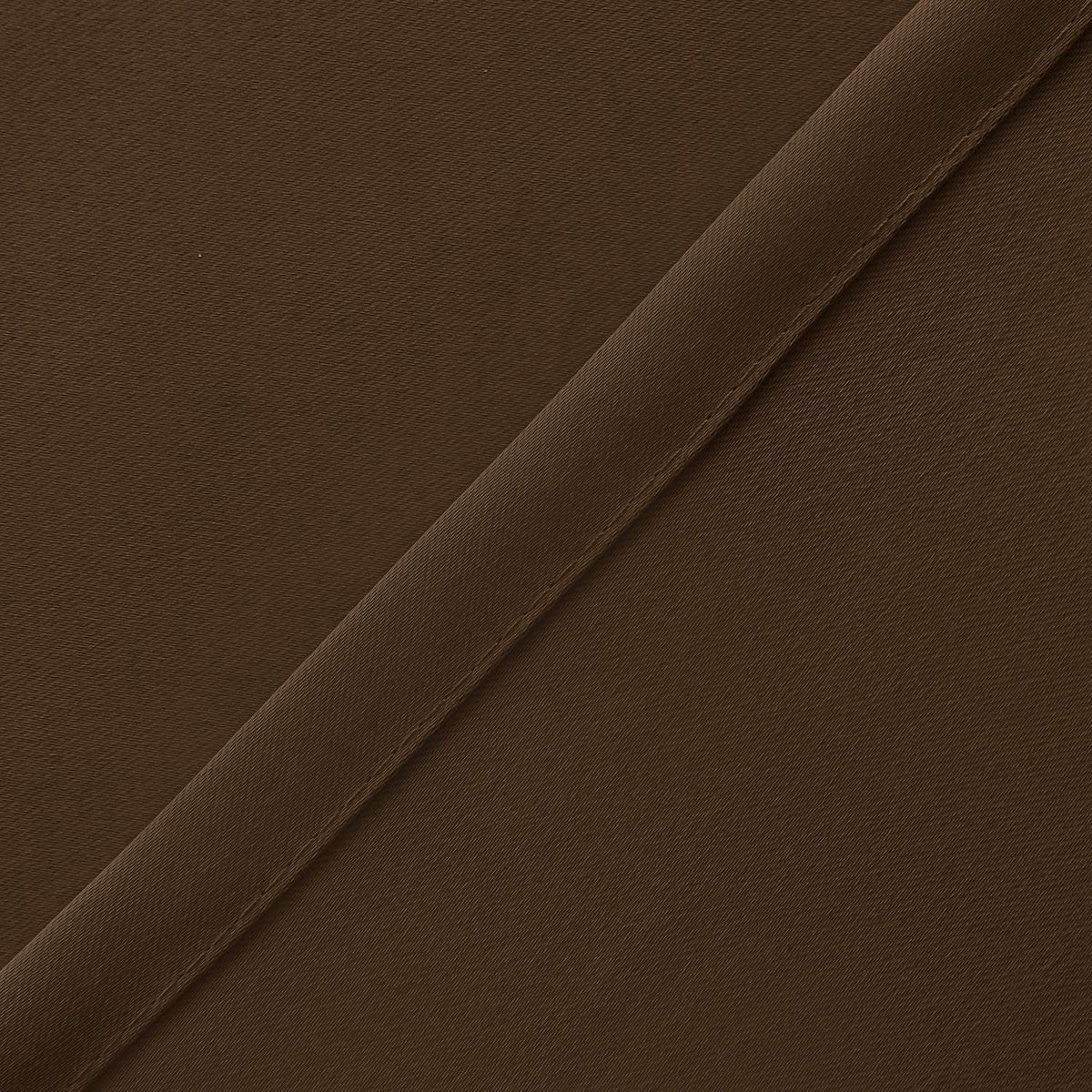Valance Curtains Blackout Solid Rod Pocket Valances for Living Room and Bedroom, 45*145cm  Brown, 1 Panel