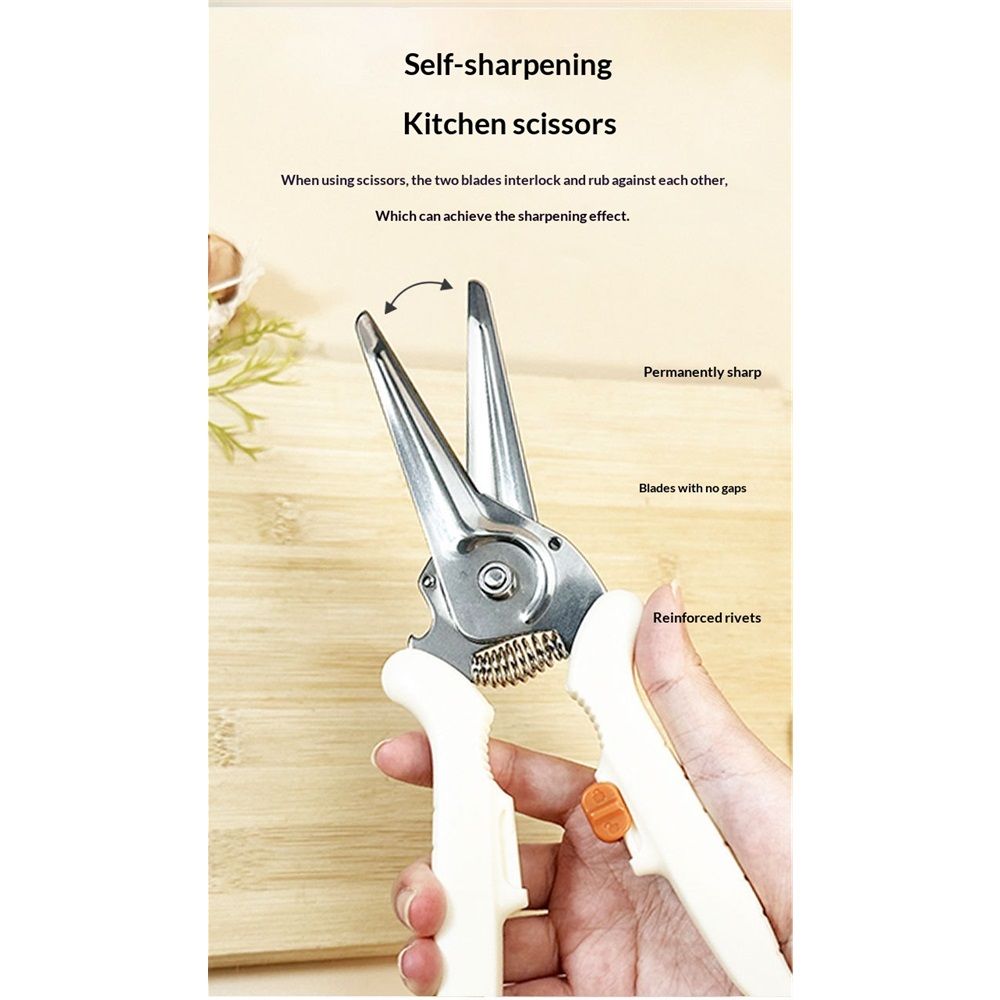 Kitchen Scissors, All Purpose Heavy Duty Sharp Kitchen Shears Dishwasher Safe, Cooking Shears for Meat Chicken Fish Poultry Herb Bread