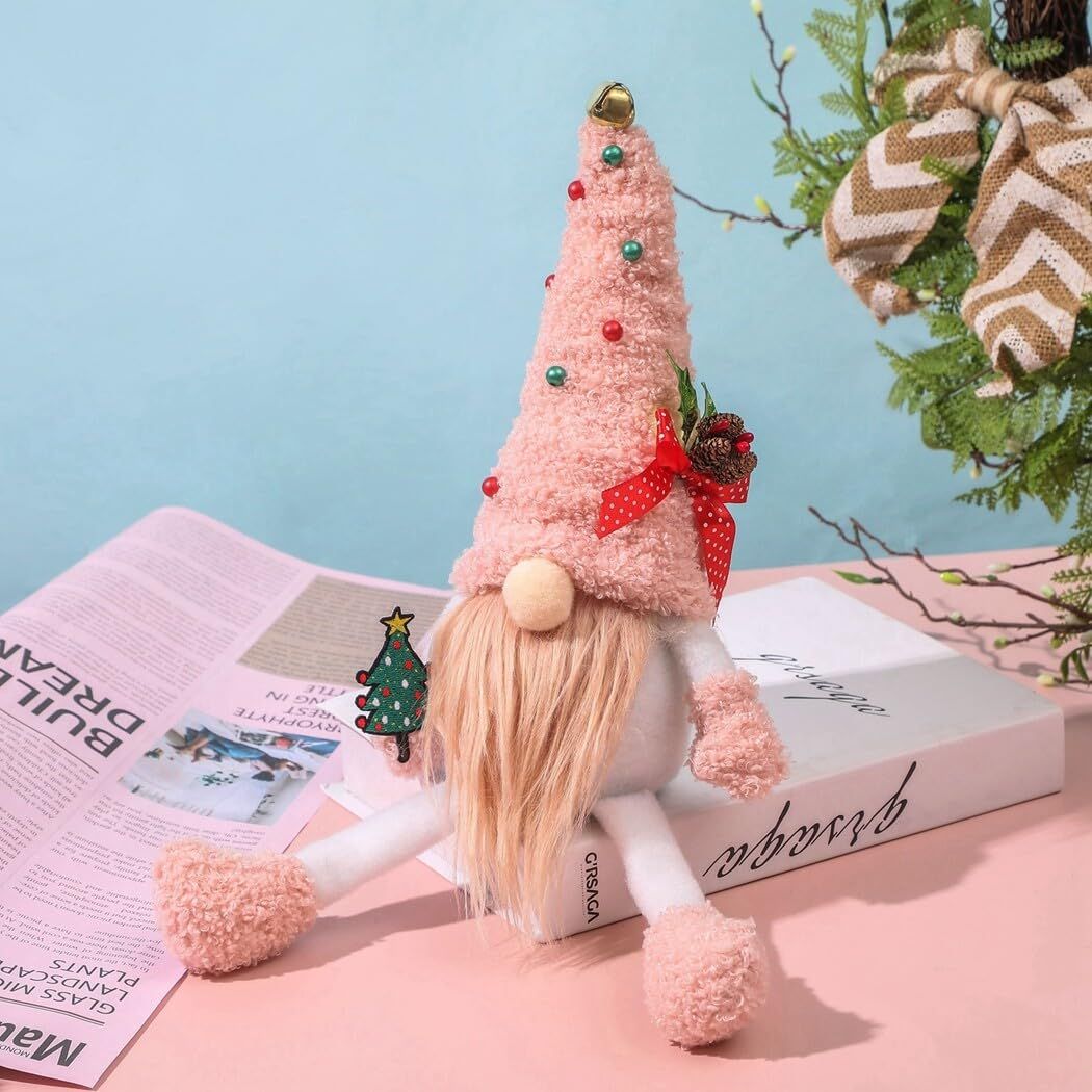 Holiday Ornament Lightweight Soft Dwarf Doll Portable Sitting Decoration Fashion Funny Faceless Cute Gnome Christmas