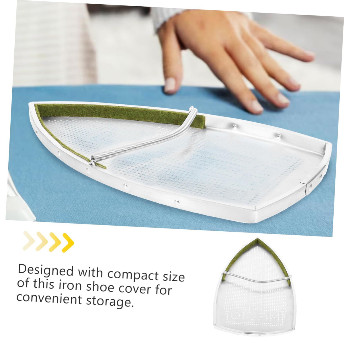 Steam Iron Bottom Cover Steamer Ironing Glove Iron Protector Cotton Fabric Metal Ironing Board Aluminium Iron