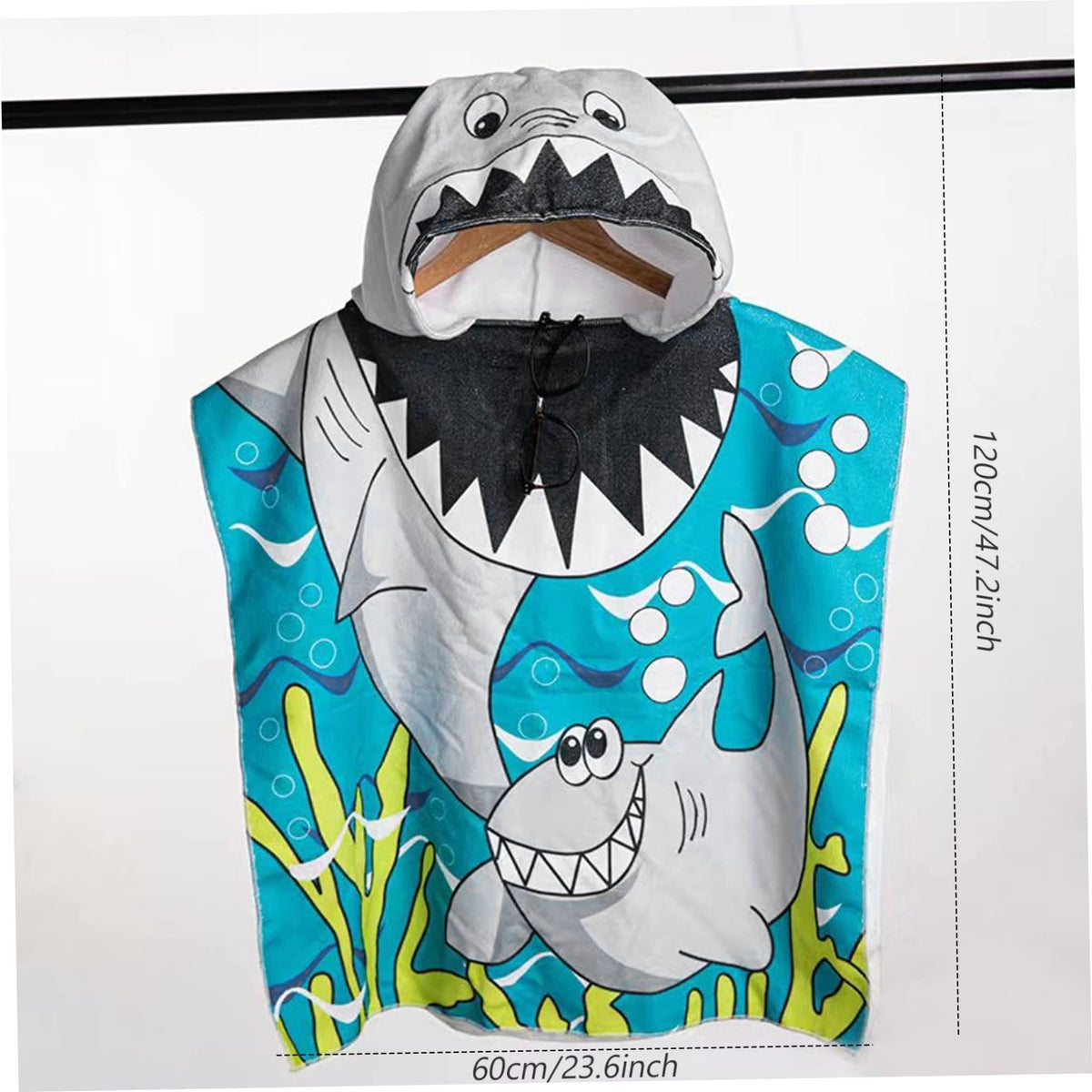 Beach Bath Poncho Towels,Kids Poncho Towel Swimming Towel Microfibre Ultra Soft and Extra Large Bathrobe for Girls Boys Children