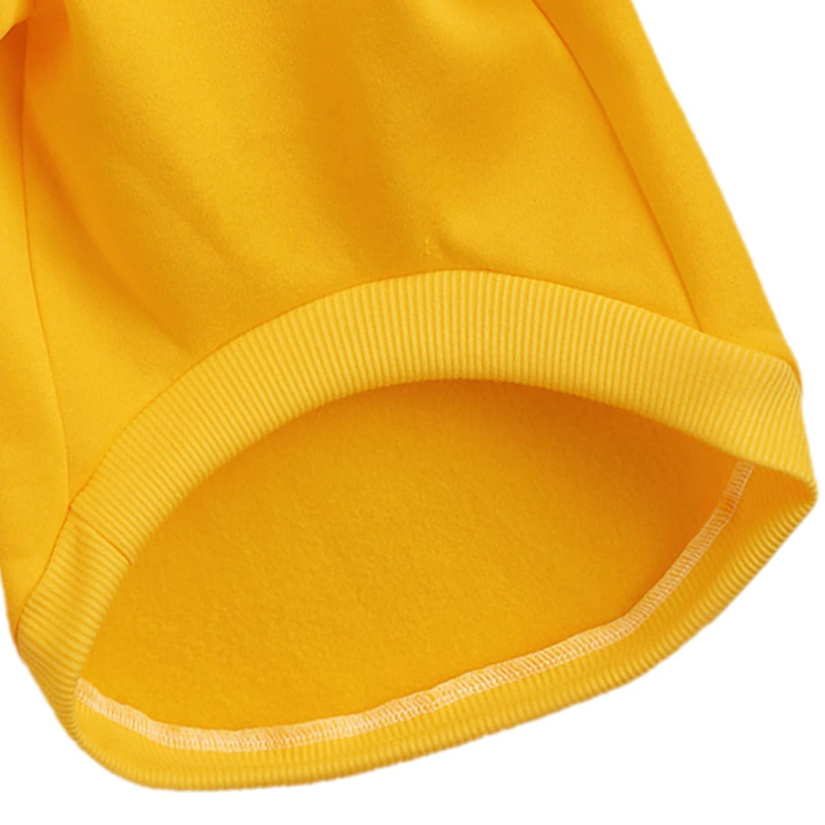 Puppy Sweater for Small Dogs Clothes Warm Winter Cat Clothe Pet Sweatshirt Knitwear Doggie Kitten Clothing, Yellow, Medium