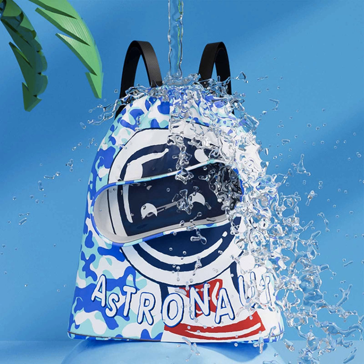 Lightweight Swim Bags for Swimmer Women Men Drawstring Waterproof Small Beach Backpack Gym Swim Gymnastics Bag Dance Backpacks