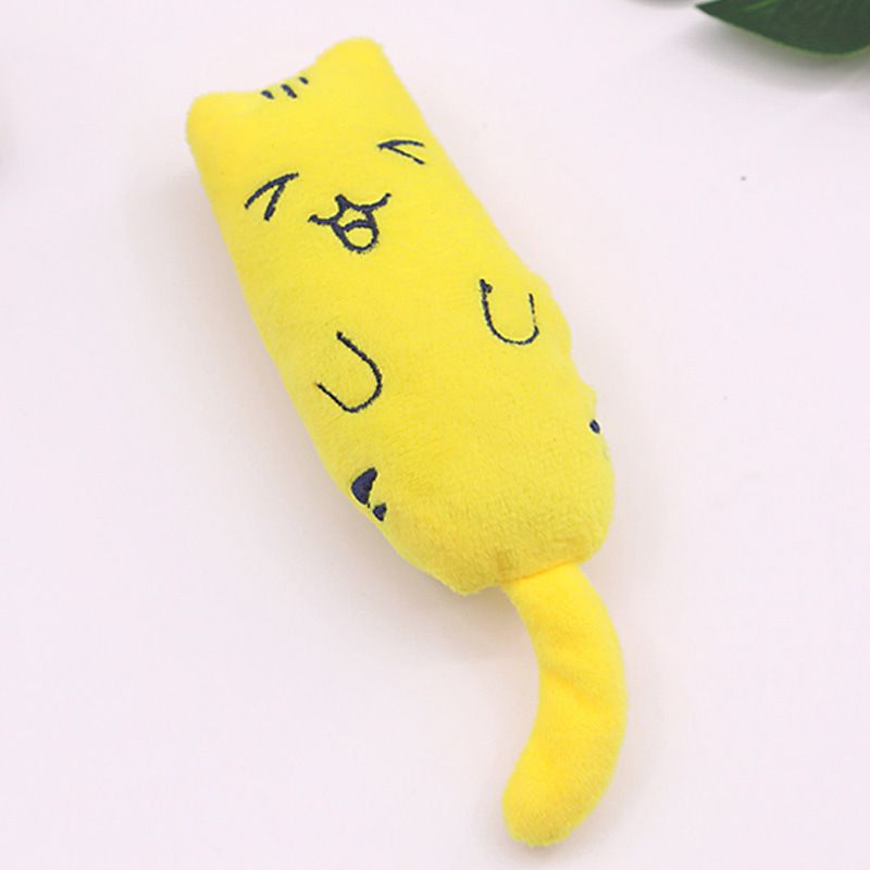 3Pcs Catnip Toy, Cat Chew Toy Bite Resistant Catnip Toys for Cats,Catnip Filled Cartoon Mice Cat Teething Chew Toy