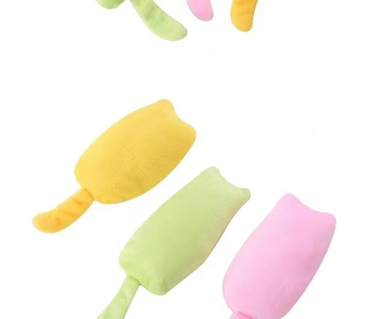 3Pcs Catnip Toy, Cat Chew Toy Bite Resistant Catnip Toys for Cats,Catnip Filled Cartoon Mice Cat Teething Chew Toy