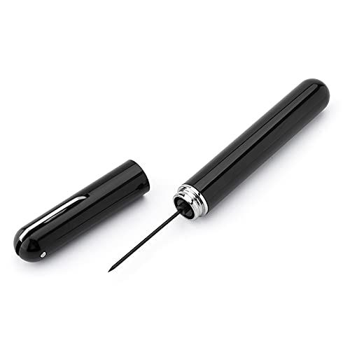 Air Pressure Pump Wine Bottle Opener Portable Stainless Steel Pin Easy Cork Remover Corkscrew for Home Party (Color : Black)