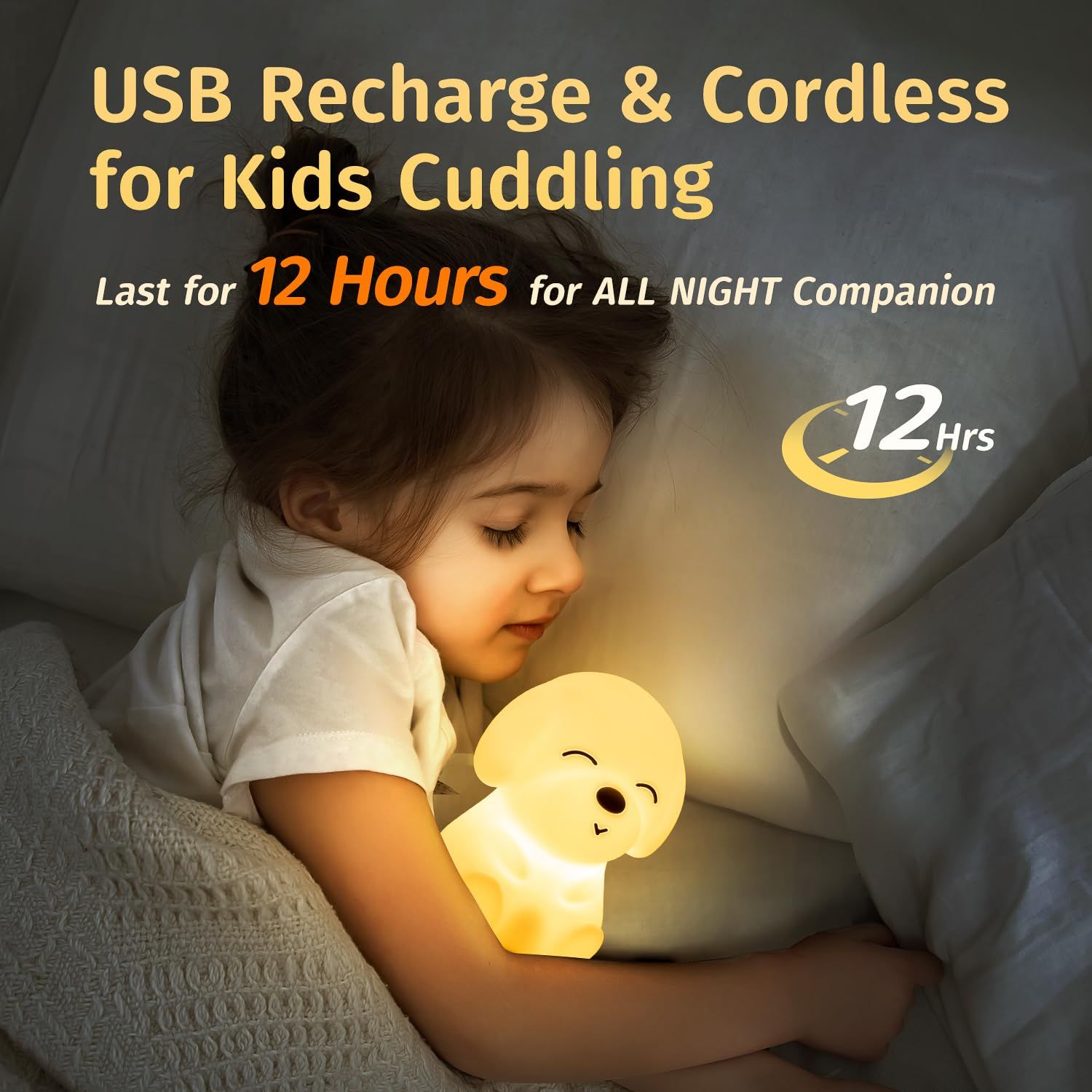 Soft Silicone Kids Night Light Toddler Night Light for Baby Nursery,Baby Night Light Nightlight for Kids Room