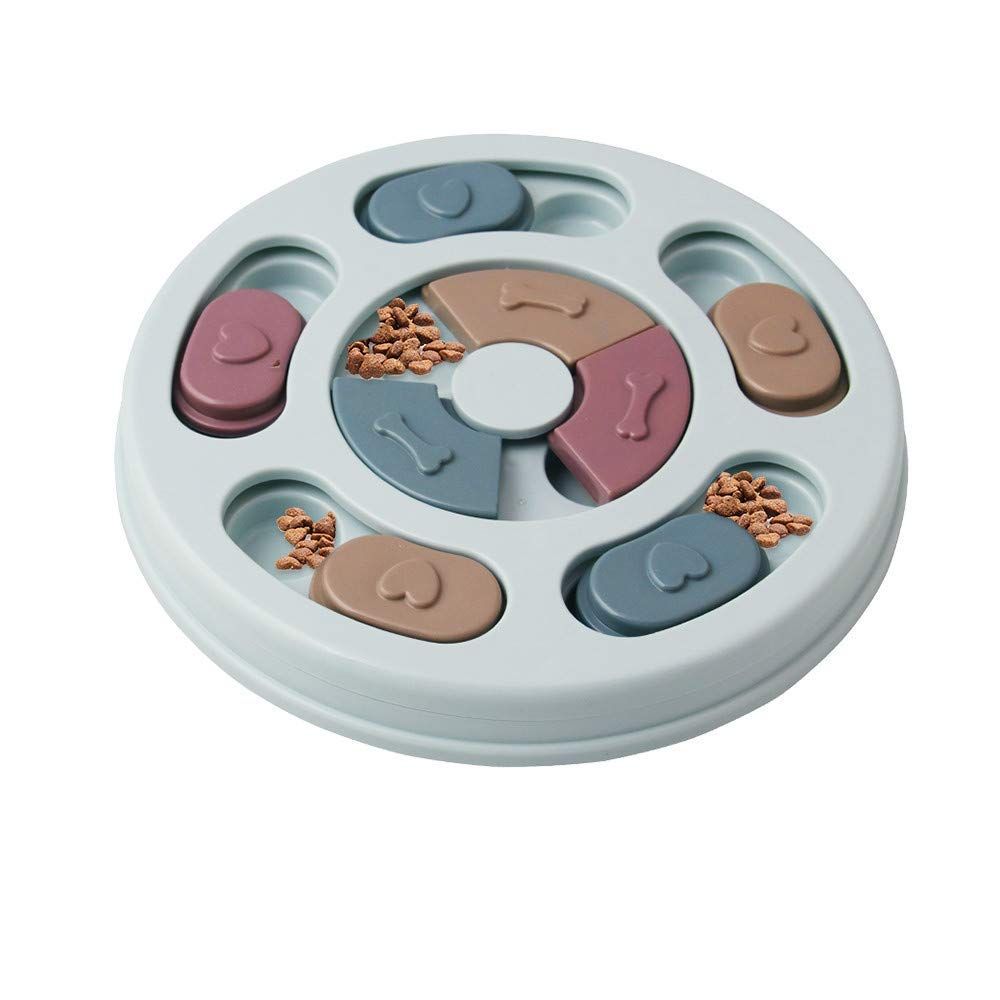 Anti-Choking Interactive Puzzle Toy for Slow Dispensing Feeding for Pets, New Dog Puzzle Toys, Dog/Cat Food Puzzle Feeder