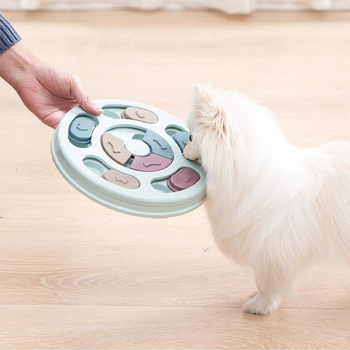 Anti-Choking Interactive Puzzle Toy for Slow Dispensing Feeding for Pets, New Dog Puzzle Toys, Dog/Cat Food Puzzle Feeder