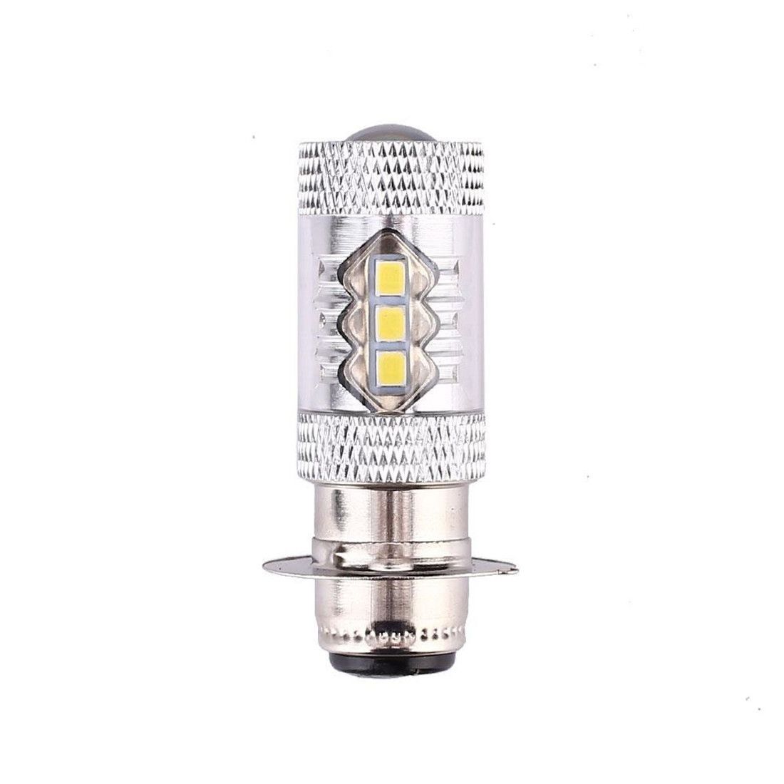 2PCS Motorcycle LED modified headlight H6 80W 16LED fog light PX15D BA20D motorcycle headlight Upgrade Lights Bulbs