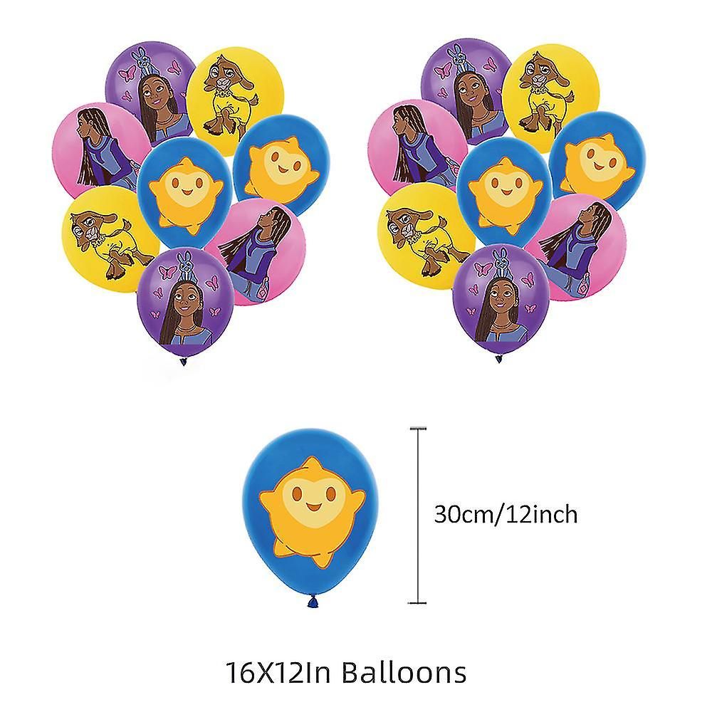 Birthday Decorations Serve 30pcs  Lay Girl Birthday Party Decoration, Theme Fans, Kids Birthday Party Supplies