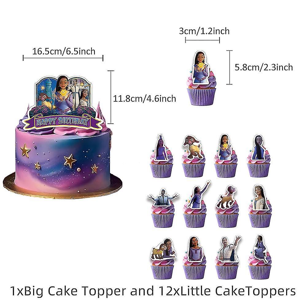 Birthday Decorations Serve 30pcs  Lay Girl Birthday Party Decoration, Theme Fans, Kids Birthday Party Supplies