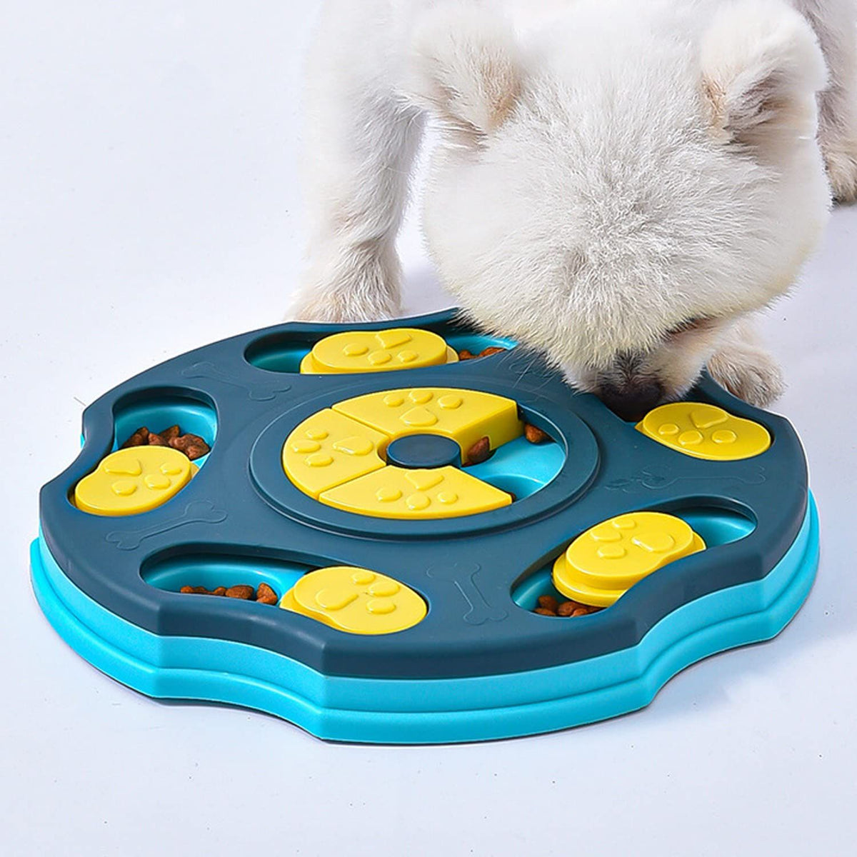 Dog Treat Dispenser Toy, Interactive Puzzle Toys for Large & Small Dogs, Mentally Stimulation Toys for Training, Slow Feeder