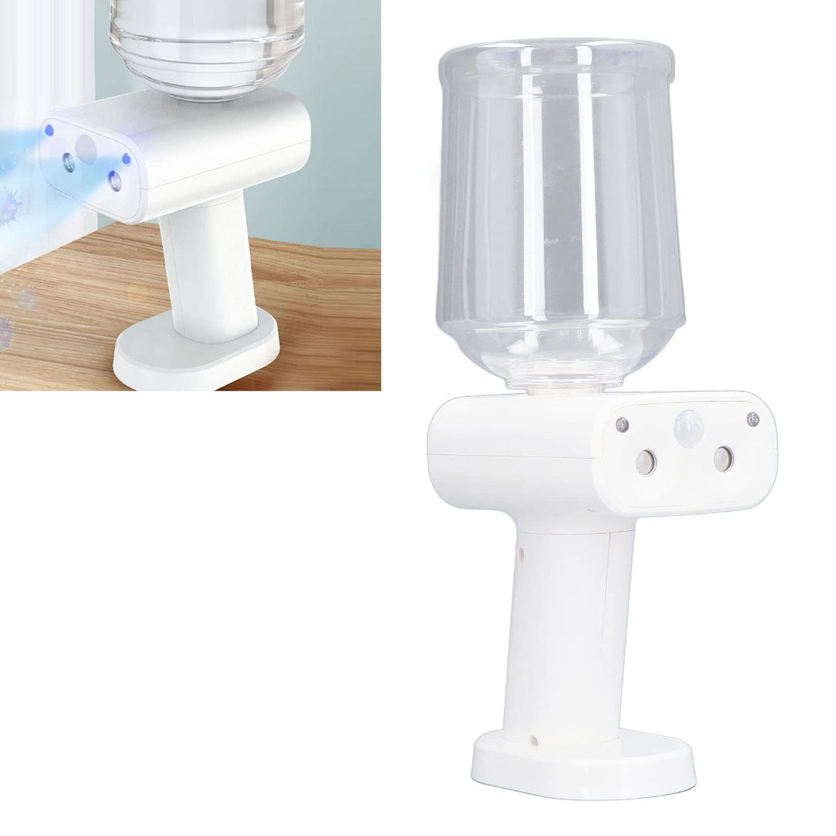 Handheld Fogger, Rechargeable Humidifie Machine Human Body Sensing Atomizing Sprayer Handheld Fogger for Home Office School Hotel