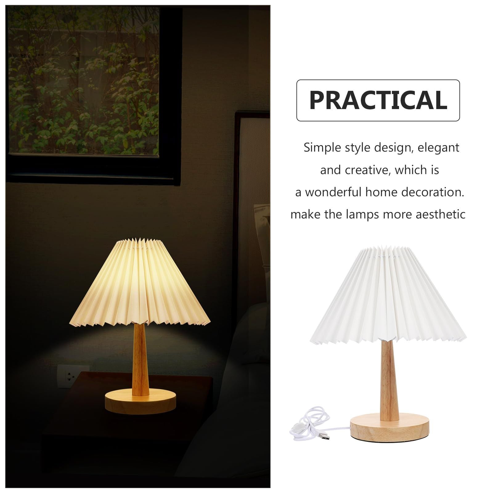 Bedside and bedside table mini lights are suitable for small spaces in bedrooms, living rooms, and side tables